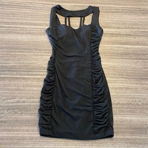 black cocktail dress